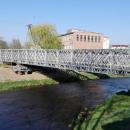 Most w rejonie ulicy Sportowej na rzece Prudnik, Prudnik 2018.04.18